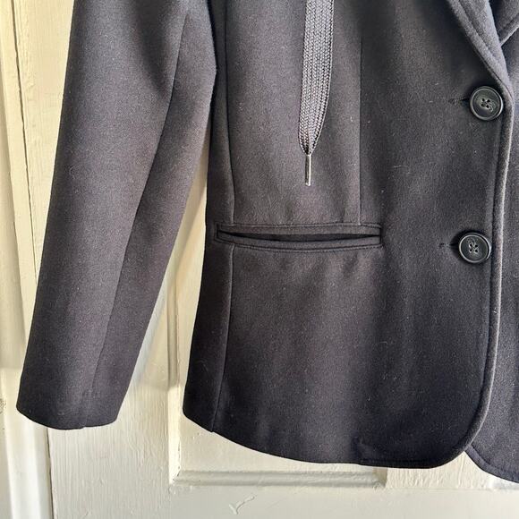Miller Wendt Sloane Hooded Blazer Jacket Black - Picture 8 of 11